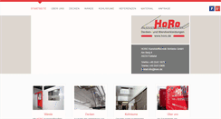 Desktop Screenshot of horo.de